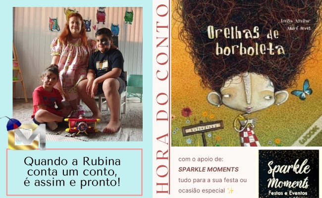 Hora do conto - Orelhas de borboleta