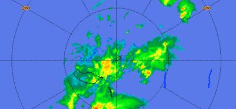 Chuva intensa no norte da Madeira e no Porto Santo