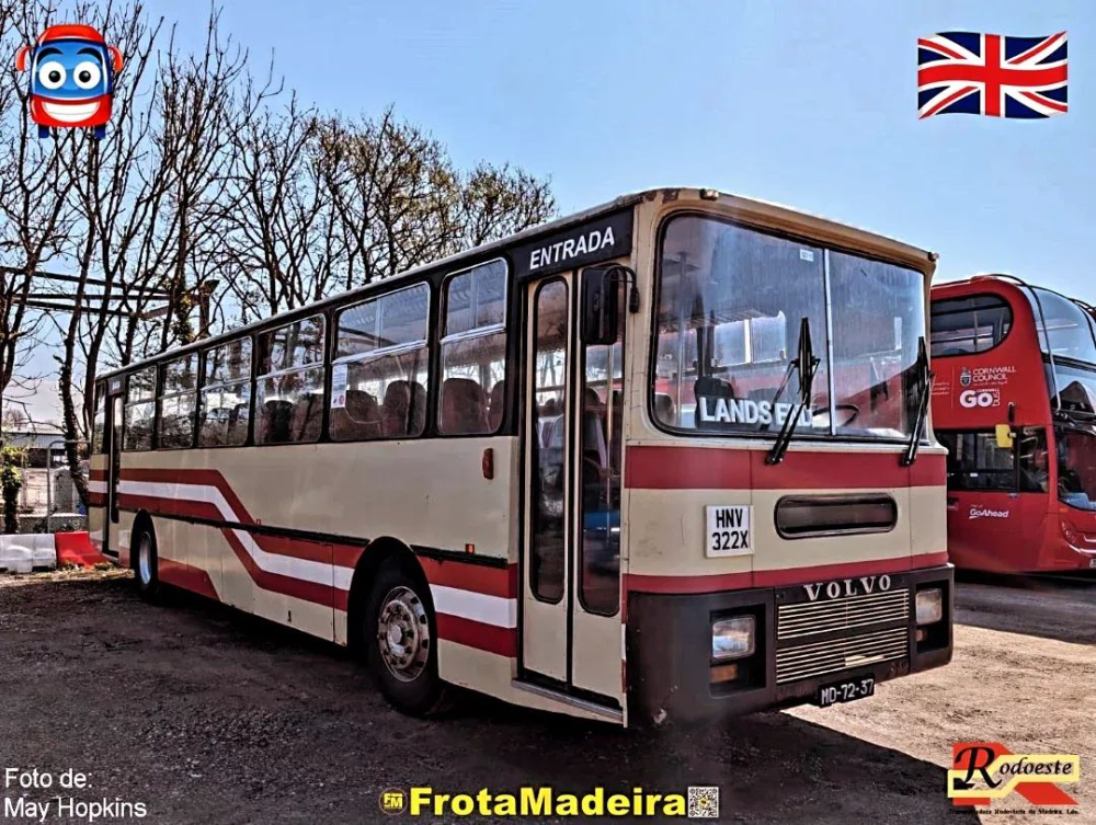Autocarros da Rodoeste fazem sucesso no Reino Unido