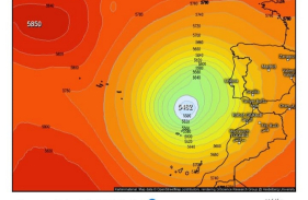 Previs&atilde;o de chuva a partir de quinta feira.