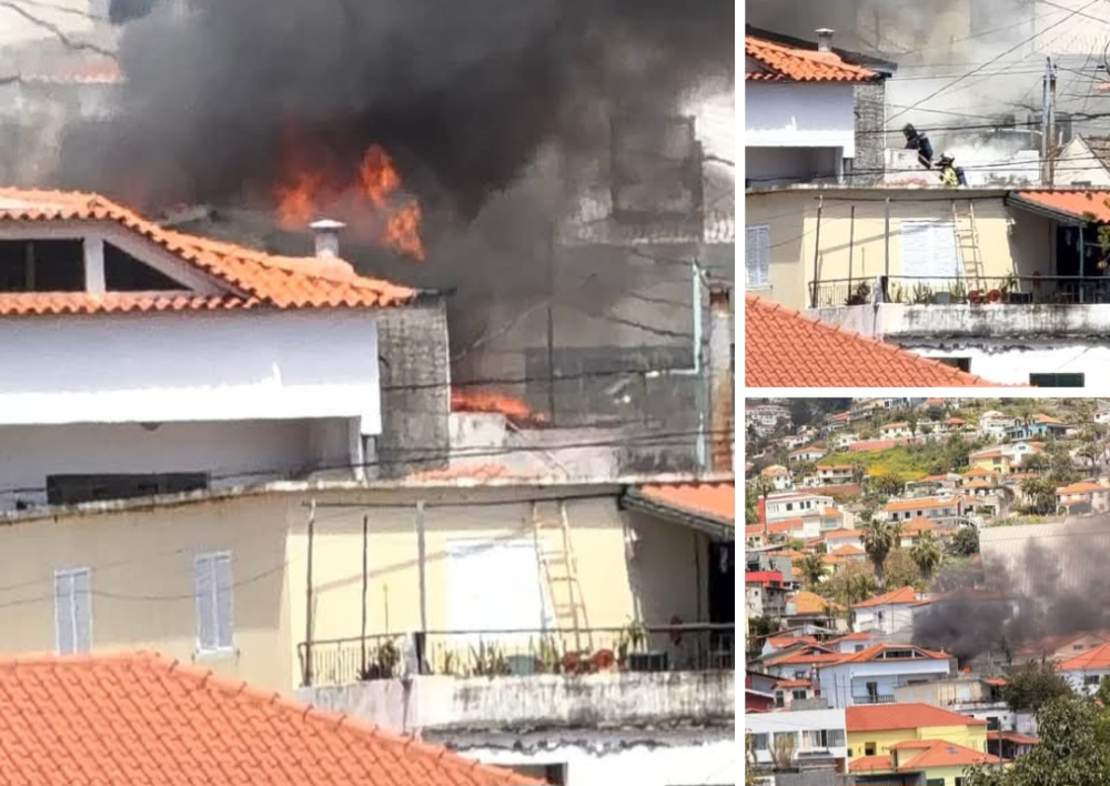Incêndio em habitação gera preocupação em Santo António