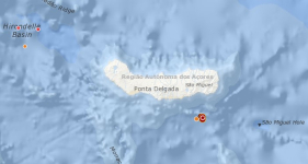 Cinco sismos sentidos na ilha de S&atilde;o Miguel