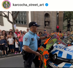 Karcocha "algemado" pela Pol&iacute;cia. Veja o video.