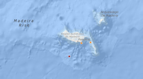 Sismo a Sul da Ribeira Brava