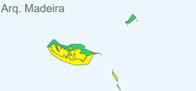 Previs&atilde;o de mau tempo com aviso amarelo
