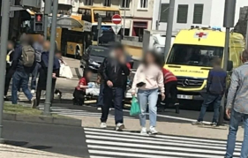 Motociclista ferido em acidente na Avenida do Mar