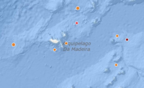 Sismo a leste da Madeira