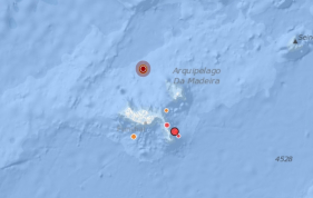 Sismo a Nordeste do Porto Moniz