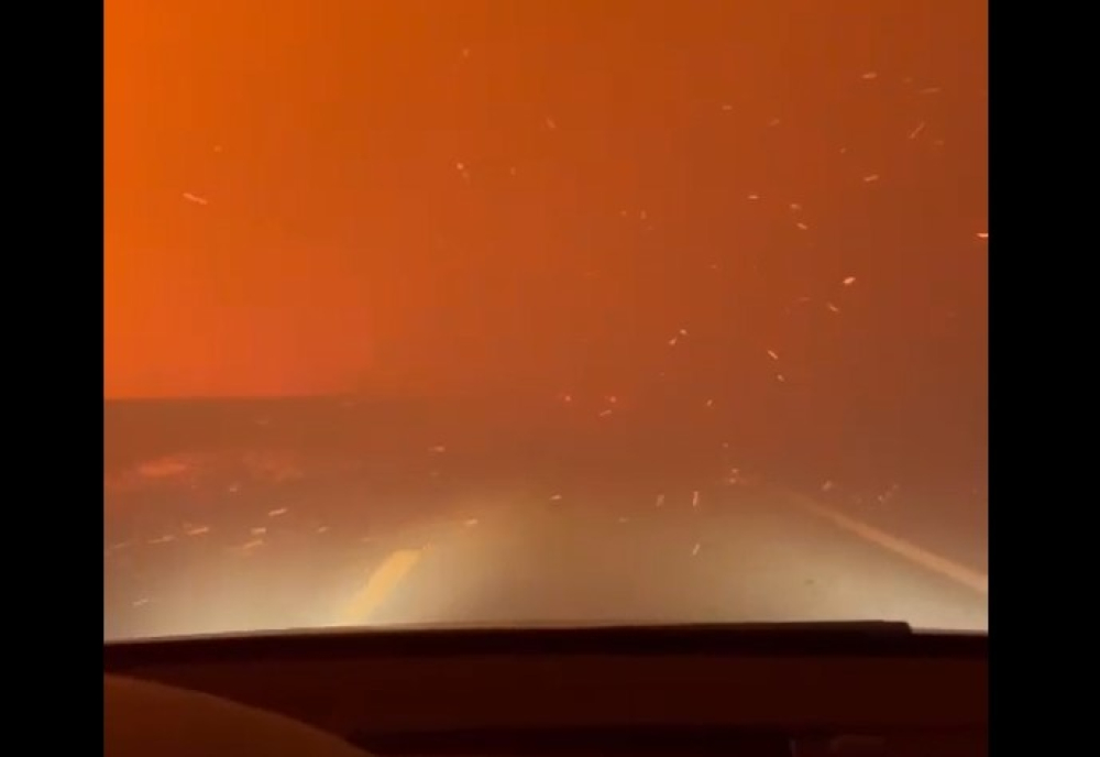 Vídeo mostra condutores apanhados de surpresa pela força das chamas em Portugal