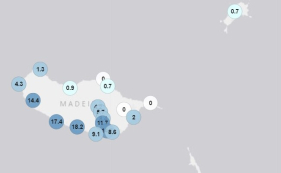 Depress&atilde;o Leslie "regou" a Madeira e Porto Santo