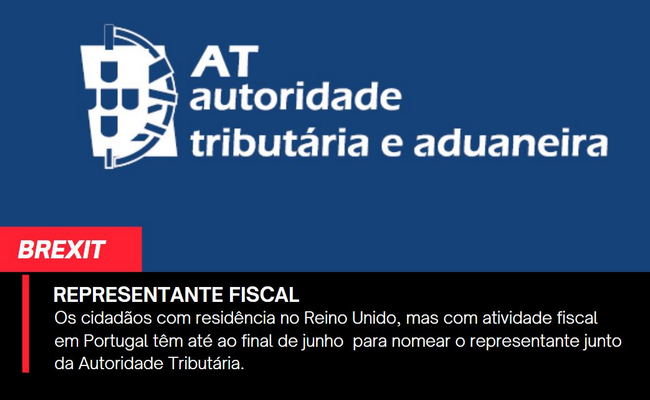 Linha Brexit - Representante Fiscal