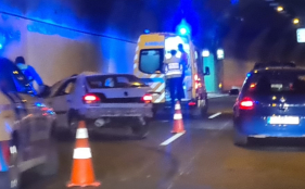 Acidente no T&uacute;nel da Fundoa