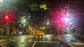 Dia come&ccedil;ou com chuva no Funchal