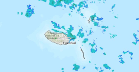 Previs&atilde;o de chuva fraca