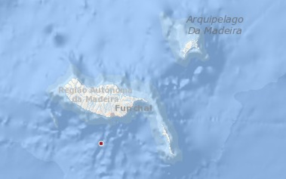 Pequeno sismo a Sul de Câmara de Lobos