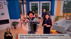 "A garagem da vizinha" em Chin&ecirc;s. Quim Barreiros surpreendido na SIC (v&iacute;deo)