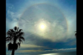 Halo Solar na Praia Formosa