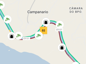 Acidente com tr&ecirc;s feridos