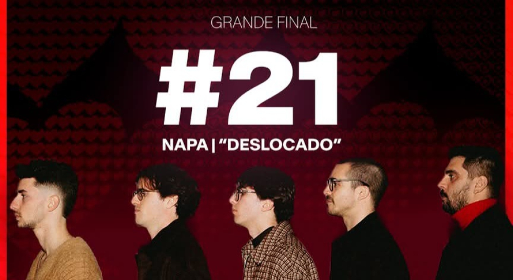 Banda Napa vai atuar na posição 21, este sábado