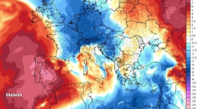 Temperaturas altas e poeiras de &Aacute;frica