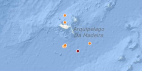 Pequeno sismo junto &agrave;s Desertas