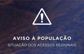 V&aacute;rios acessos encerrados devido ao mau tempo