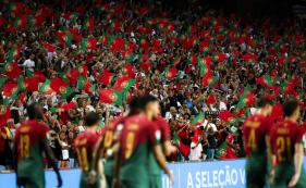 Goleada no Est&aacute;dio do Algarve. Portugal vence Luxemburgo por 9-0.