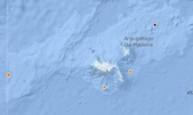 Sismo a nordeste do Porto Santo