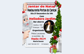 Jantar de Natal no Restaurante "Porto do Cani&ccedil;al"