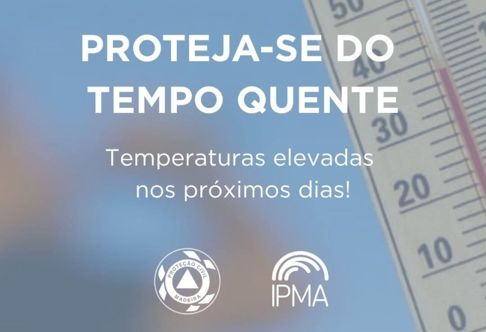 Proteção Civil lança recomendações face a aviso amarelo para o calor