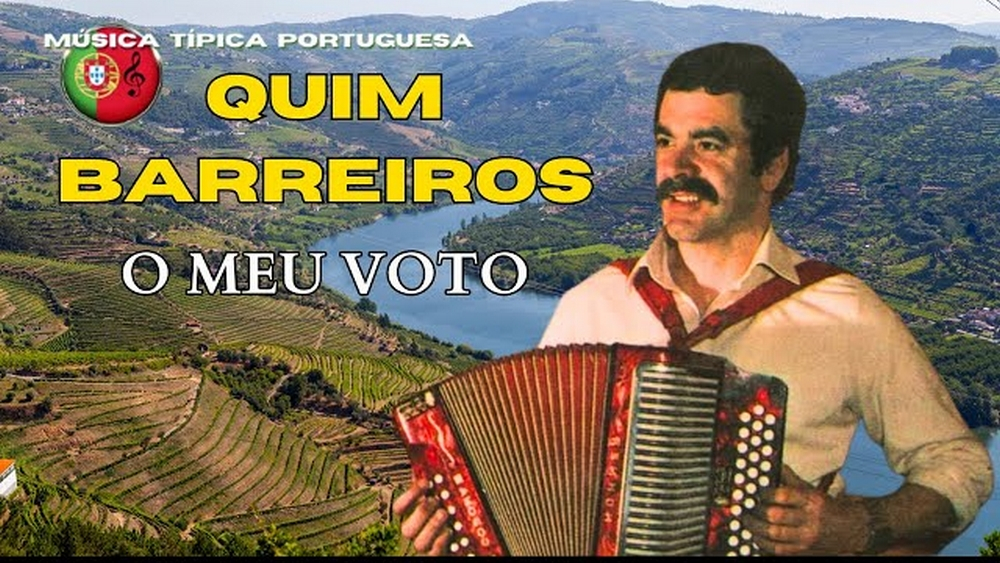 Quim Barreiros canta "O Voto" contra a abstenção.