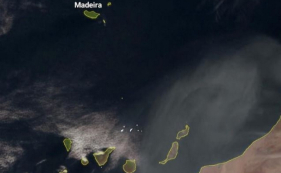 Poeiras a caminho da Madeira