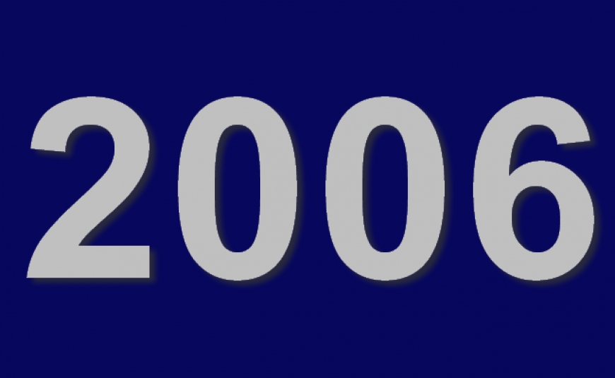 2006: início de viagem