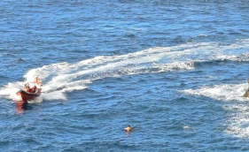 SANAS divulga novas informa&ccedil;&otilde;es sobre homem que caiu ao mar