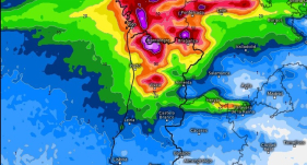 Tempestade de vento mais forte dos &uacute;ltimos 5 anos