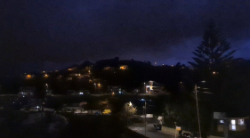 Trovoada e chuva forte em alguns locais da Madeira