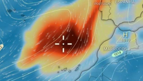 Madeira com n&iacute;veis elevados de di&oacute;xido de enxofre na atmosfera
