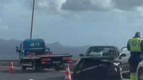 Acidente aparatoso no Porto Novo (com v&iacute;deo)