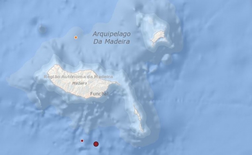 Sismo abala Madeira