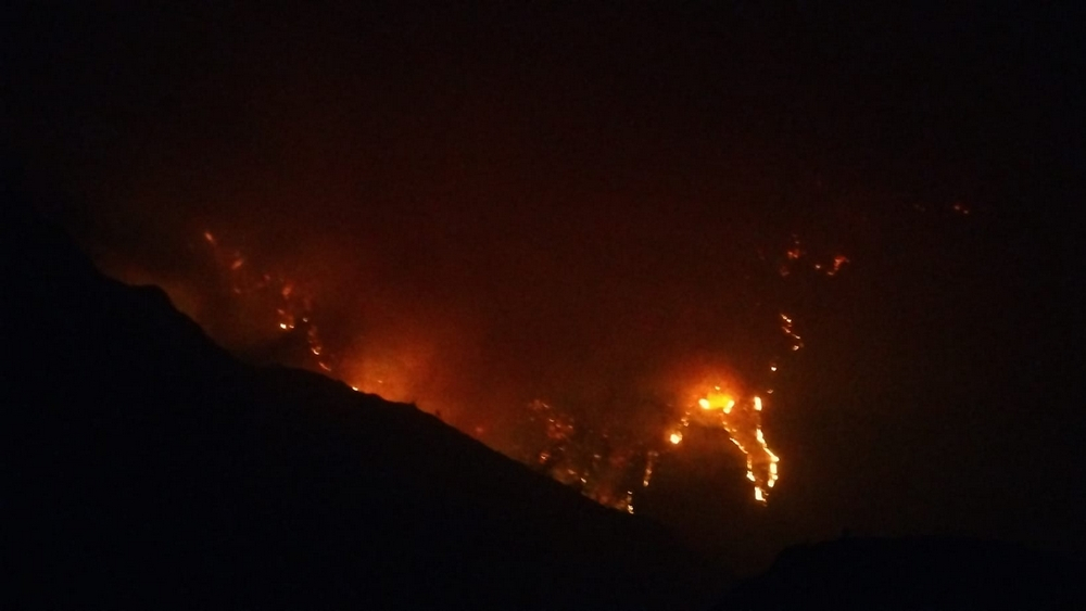Incêndio atinge já o concelho da Ponta do Sol