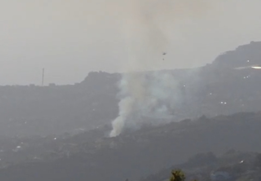 Incêndio mobiliza meio aéreo (com vídeo)
