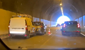 Acidente provoca tr&acirc;nsito lento