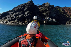 Turista resgatada na Ponta de S&atilde;o Louren&ccedil;o