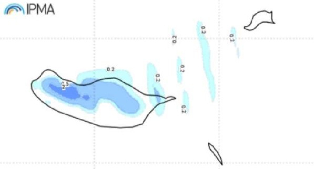 Depressão "Ivo" traz chuva fraca para a Madeira