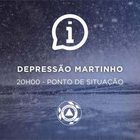 Depress&atilde;o "Martinho" provocou 5 desalojados e 150 ocorr&ecirc;ncias