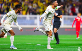 Ronaldo fez "hat-trick"