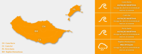 AVISOS LARANJA: Consulte o mapa da Prote&ccedil;&atilde;o Civil