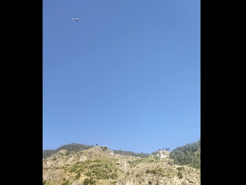 Incêndio na Meia Légua aciona helicóptero