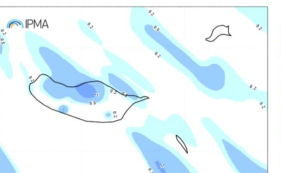 Chuva hoje e neve no domingo