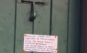 "Casa roubada, trancas &agrave; porta"
